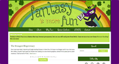 Desktop Screenshot of fantasyismorefun.com
